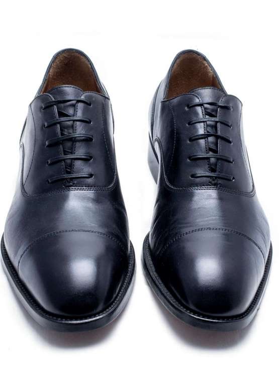 Crne muške glatke cipele Paolo Scafora