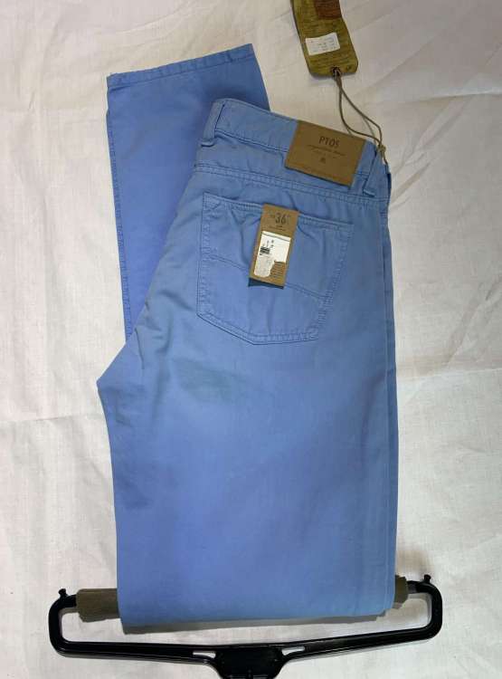Svetlo plave muške pantalone PT05