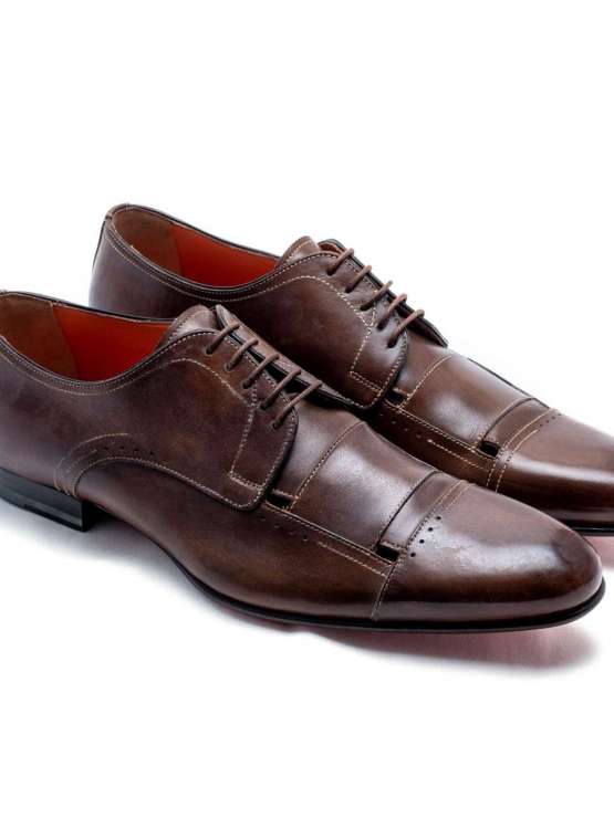 Braon muške cipele Santoni