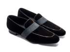 Crne plišane muške cipele Max Verre 